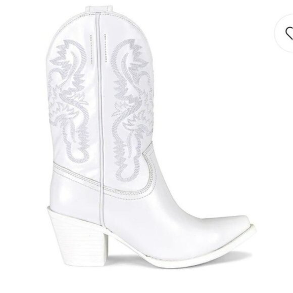 Jeffrey Campbell Rancher Boot in White - Picture 5 of 11
